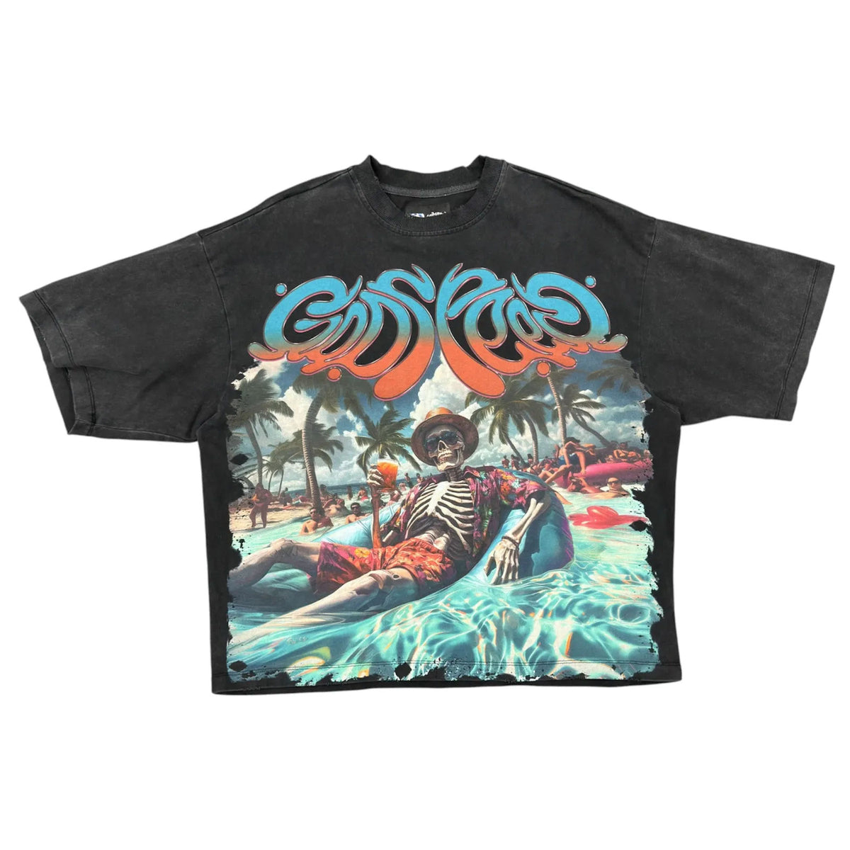 Godspeed Pool Party Tee (Black) - Preowned