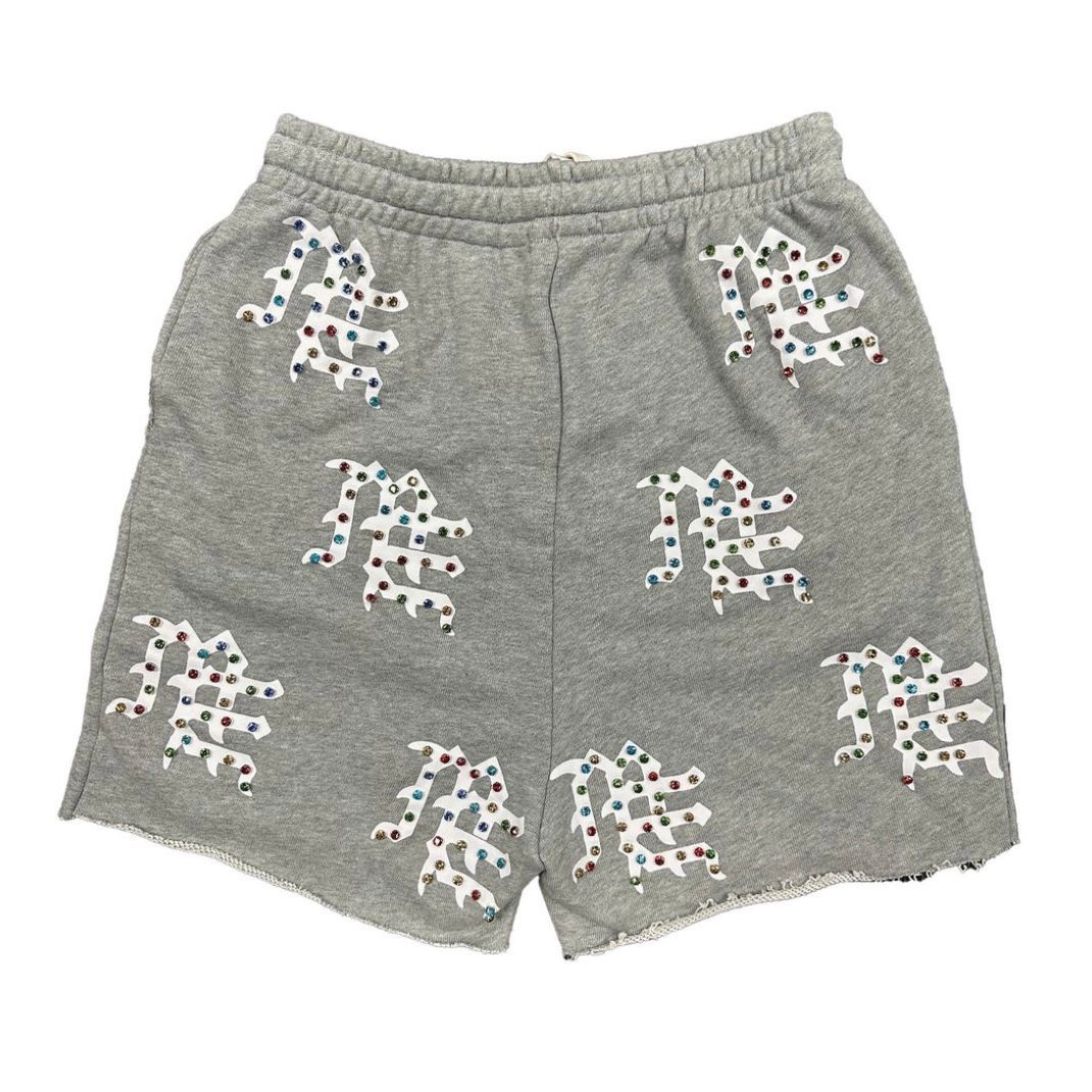 Mixed Emotion ME Logo Shorts (Grey)