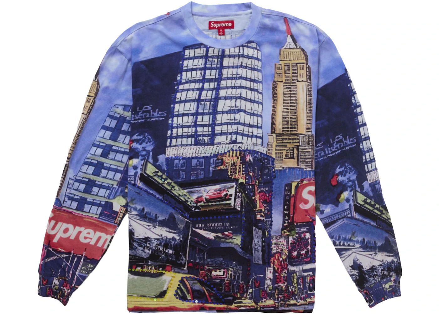 Supreme Skyline Sequin L/S Top Day