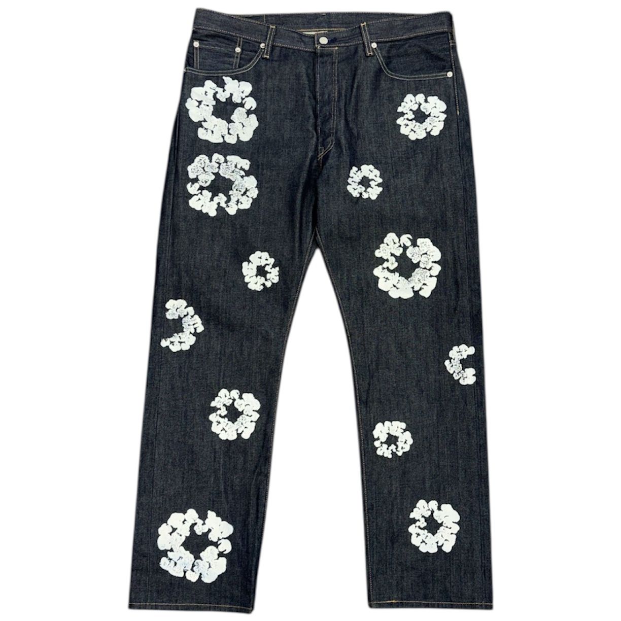 Denim Tears x Levi's Cotton Wreath Jean Indigo - Preowned