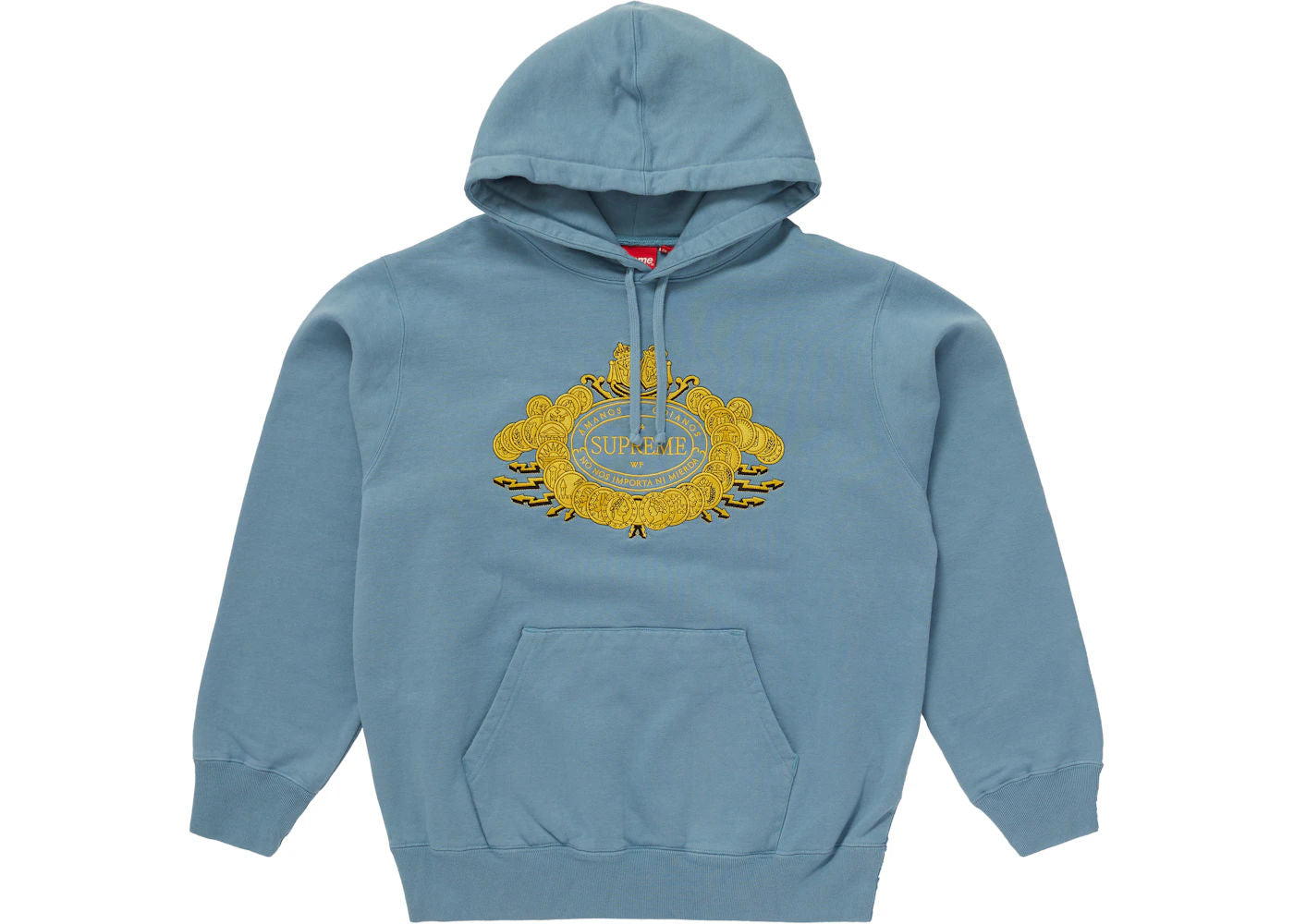 Supreme Love or Hate Hooded Sweatshirt Dusty Blue