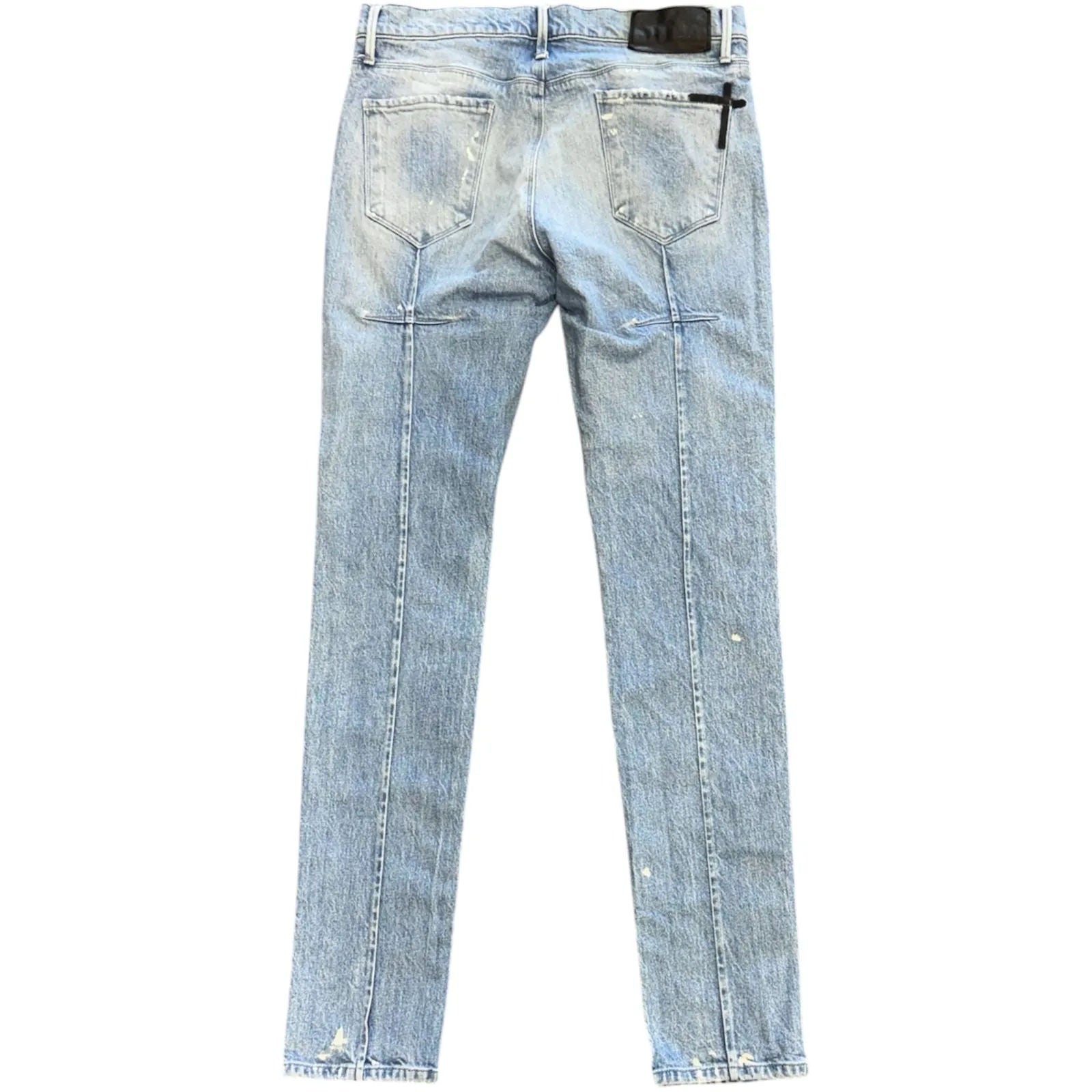 RTA Clayton Distressed Skinny Jeans (Medium Wash) - Preowned
