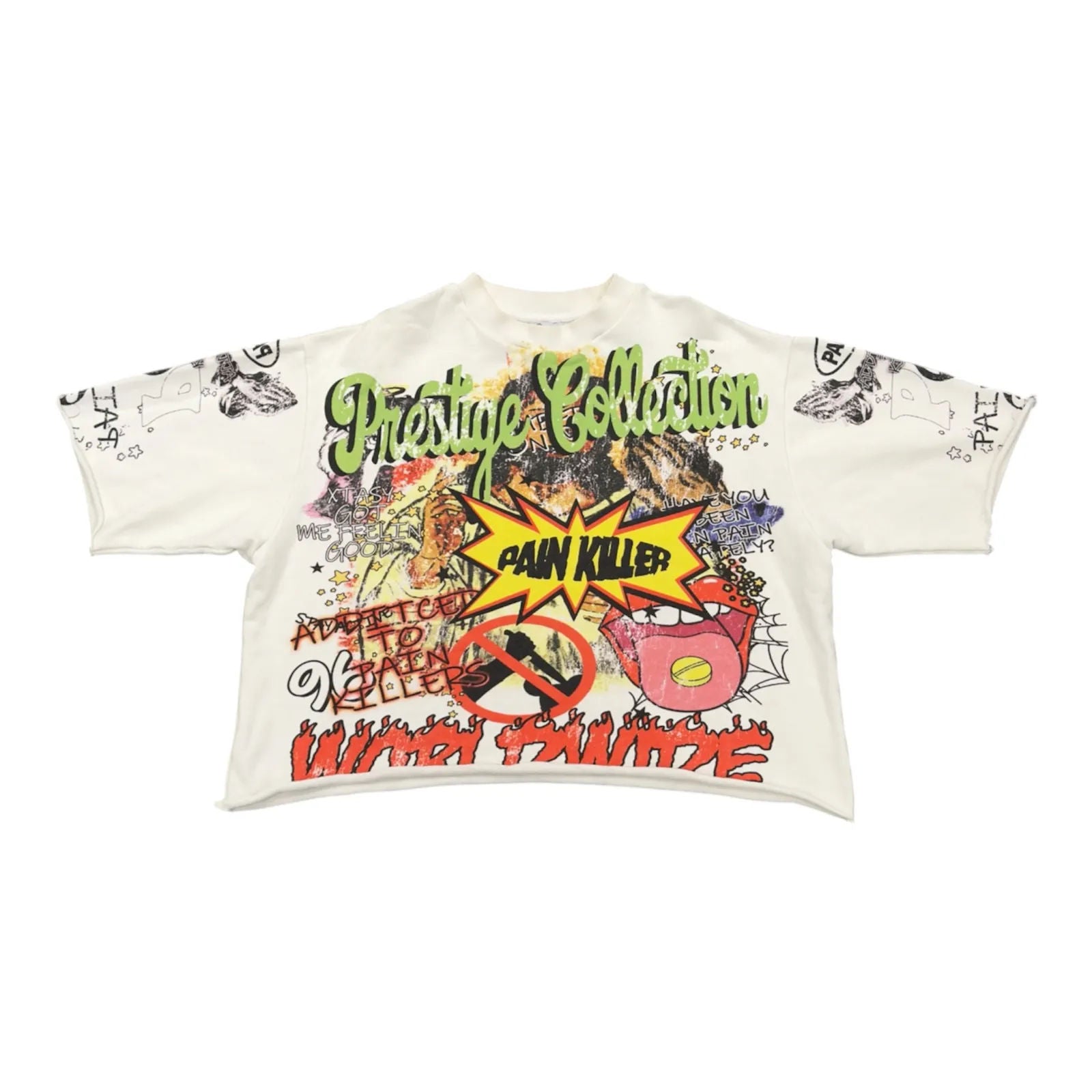 Prestige Pain Killers Tee (White) - Preowned