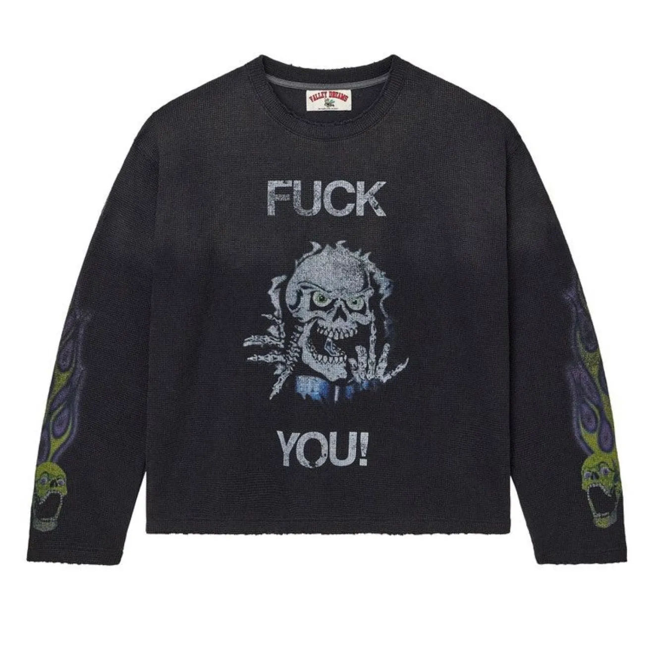 Vale Forever Fuck You Thermal long Sleeve (Black) - Preowned