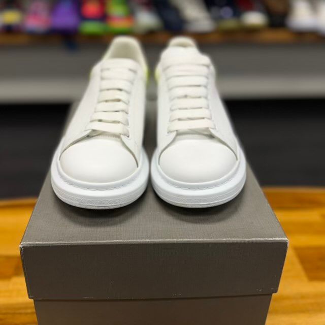 Alexander Mcqueen White/Highlighter Yellow - Preowned