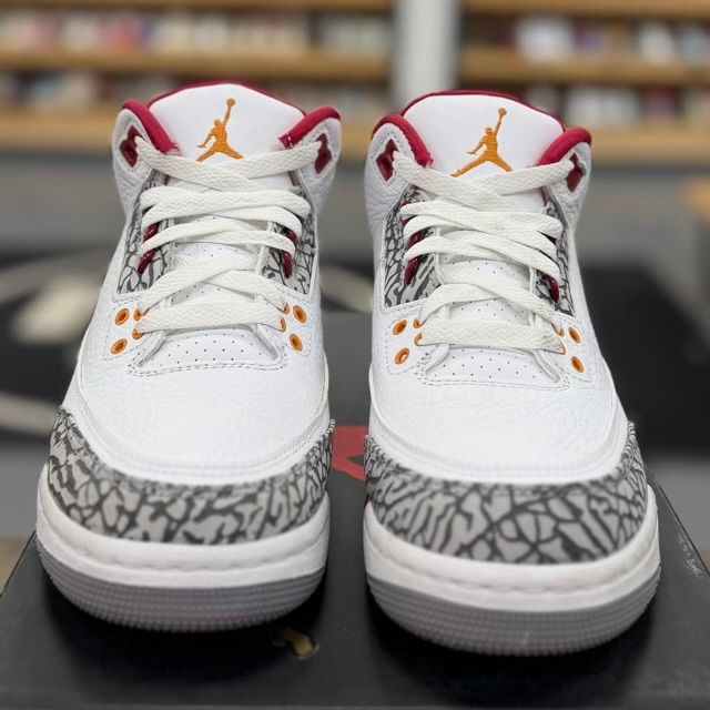 Jordan 3 Retro Cardinal (GS) - Preowned