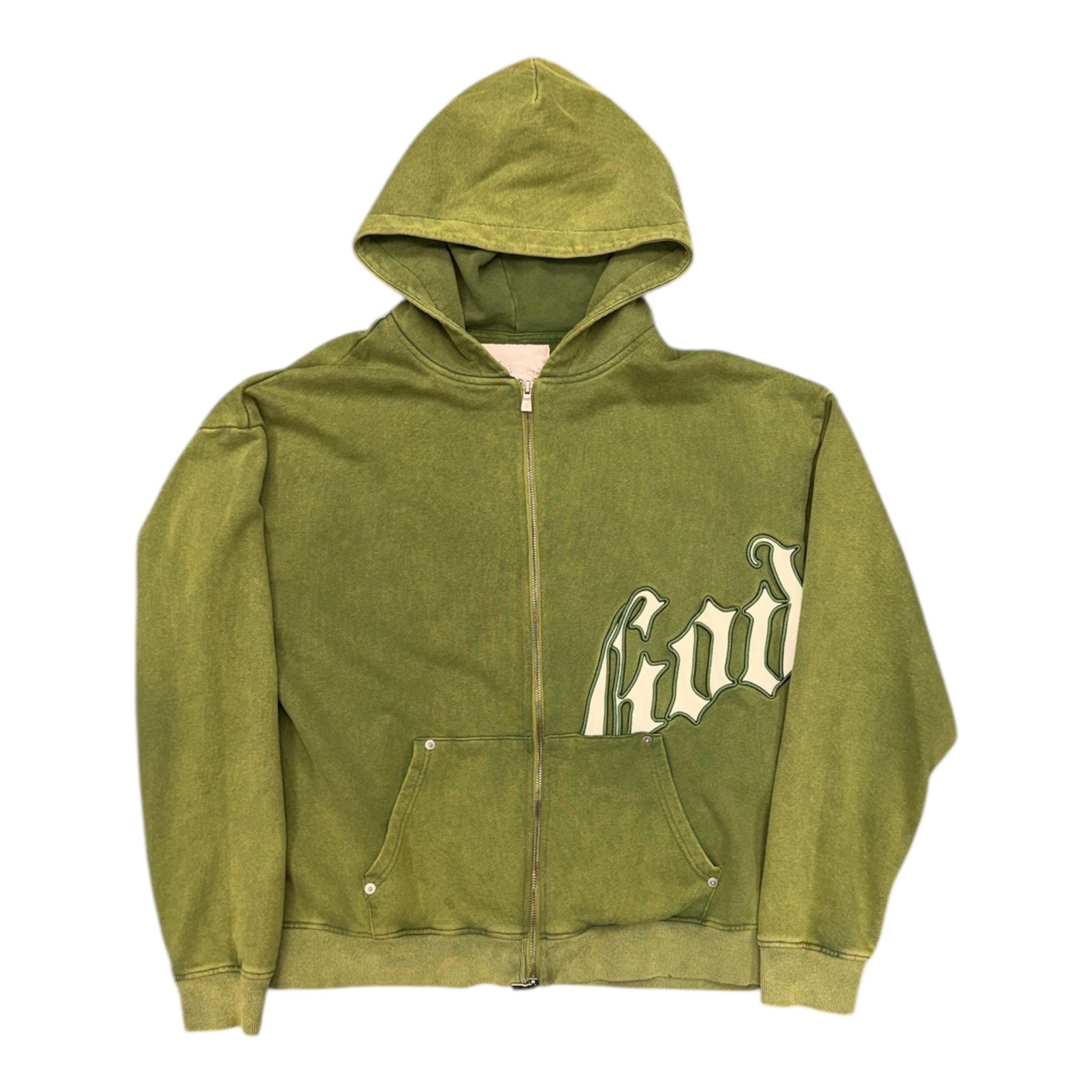 Godspeed Zip Hoodie (Green) - Preowned