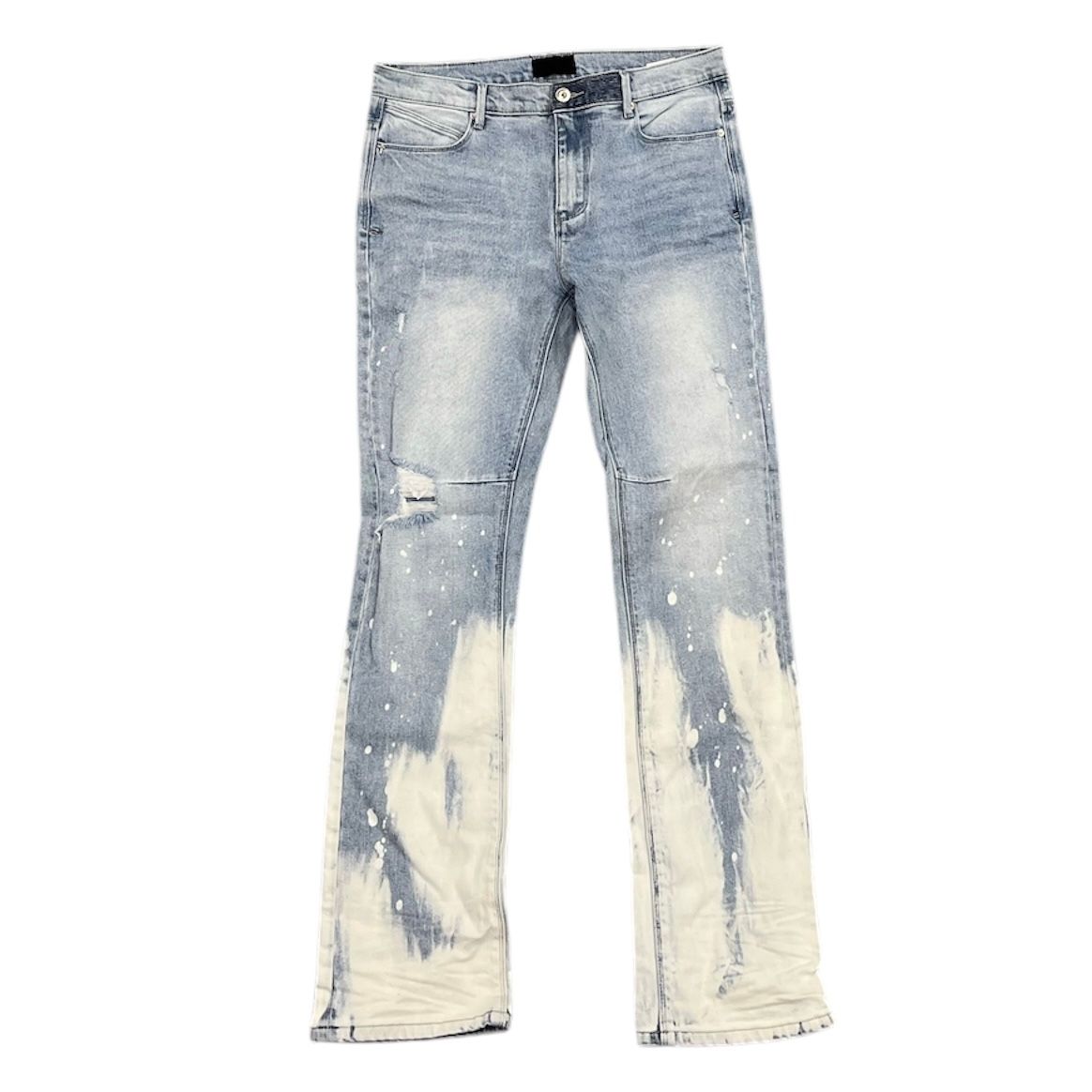 RTA Denis Splatter Jean (Light Wash) - Preowned