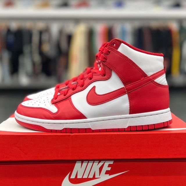 Nike Dunk High Championship White Red - Preowned