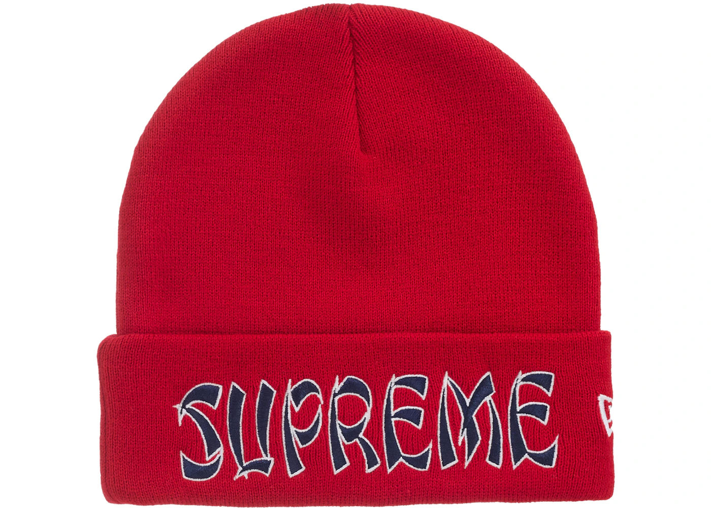 Supreme New Era Action Beanie Red
