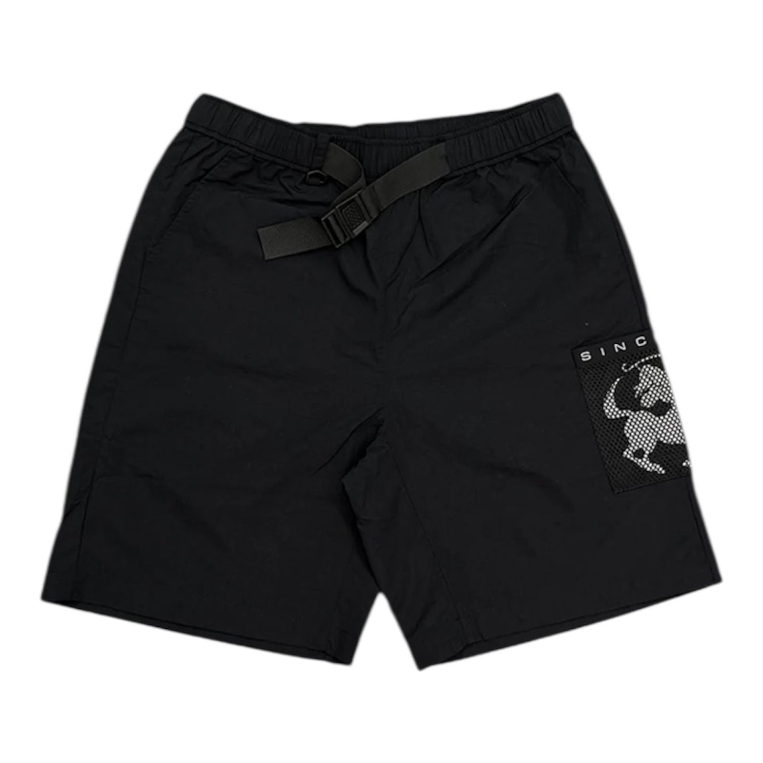 Sinclair Mesh Pocket Shorts (Black)