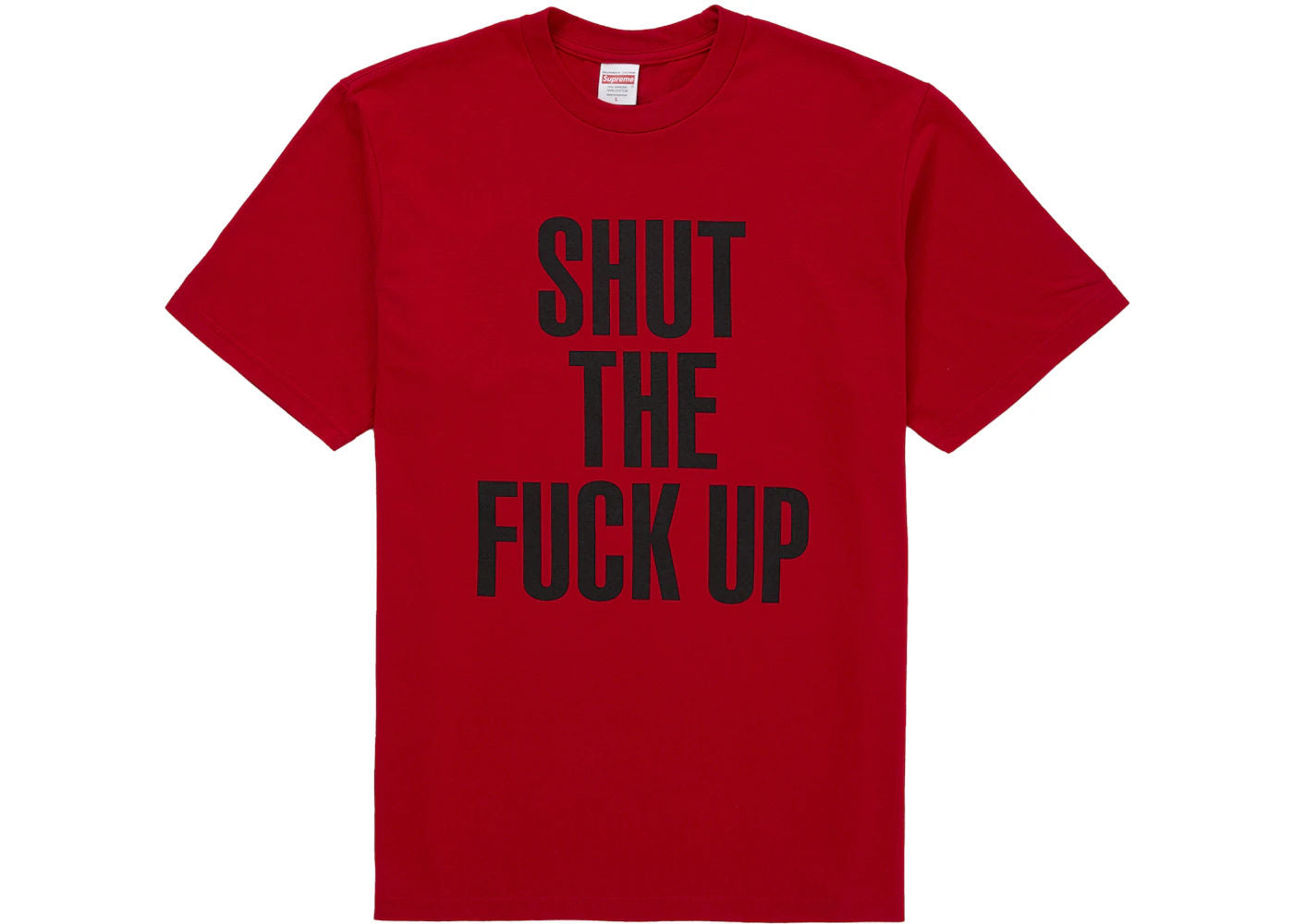 Supreme Number (N)ine Shut Up Tee (Red)