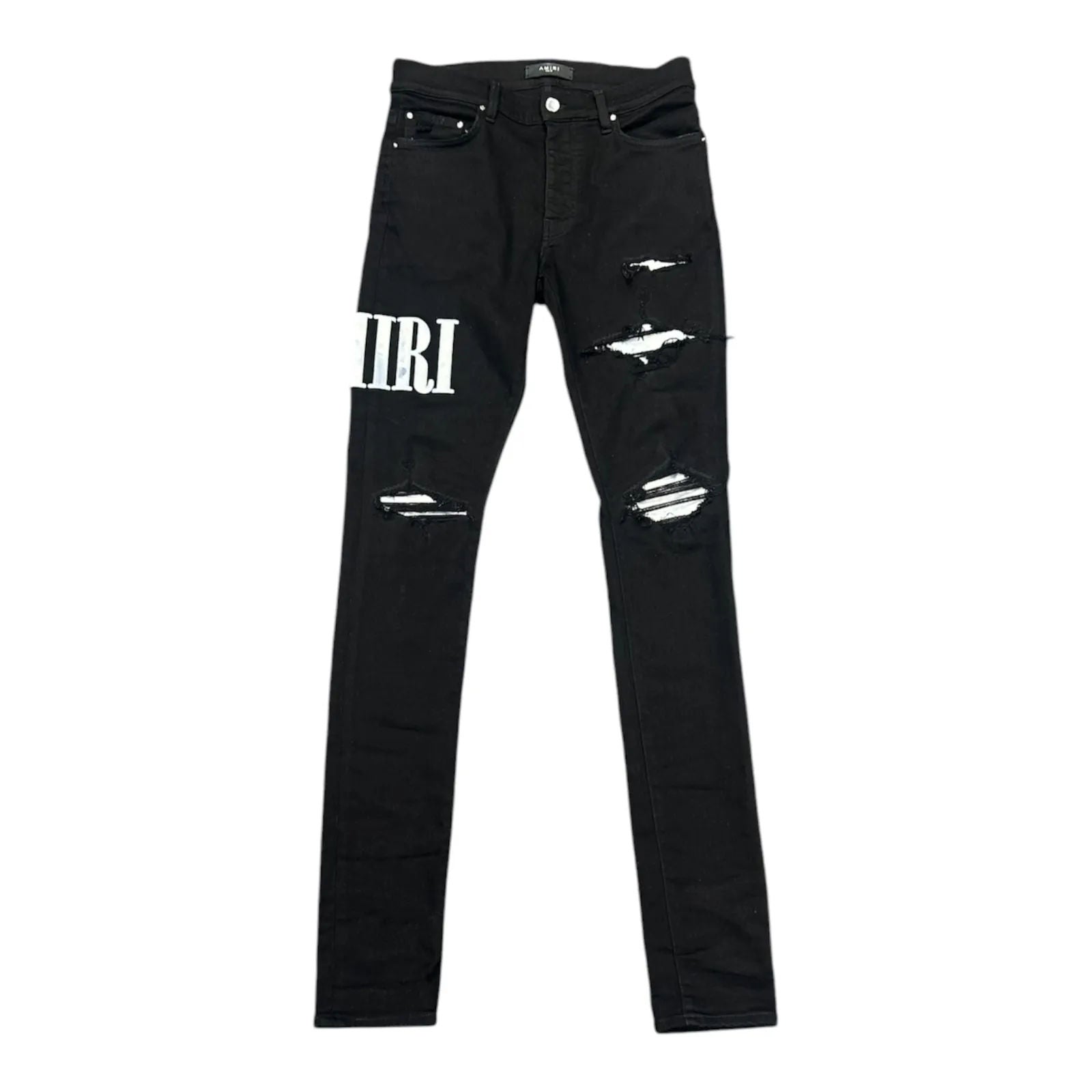 Amiri Tie Dye Core Logo Jean (Black) - Preowned