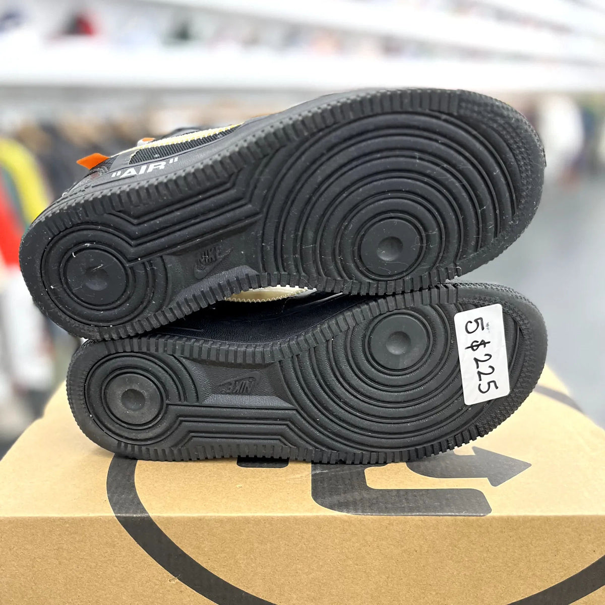 Nike Air Force 1 Low Off-White Black White - Preowned