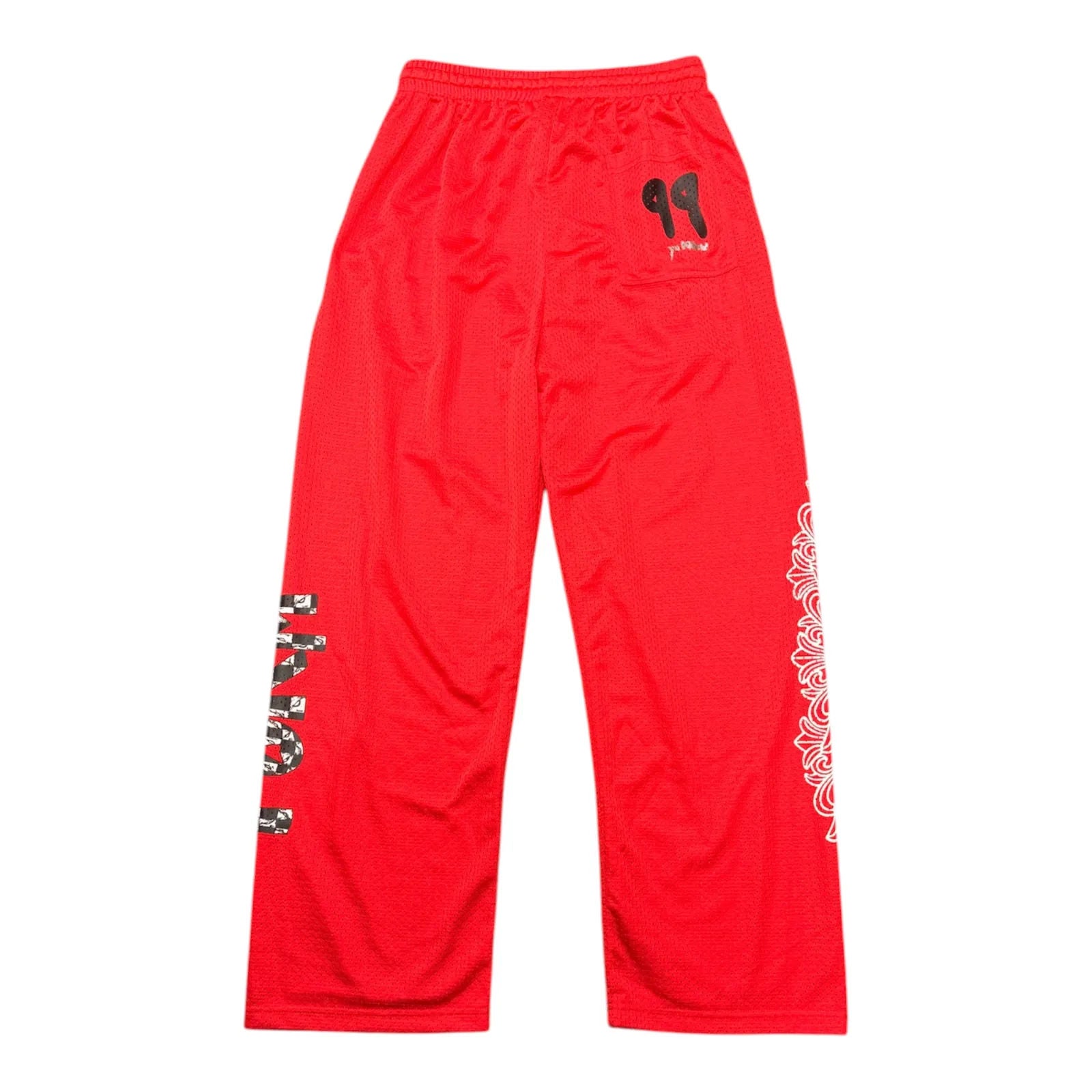 Chrome Hearts Matty Boy Mesh Sweatpants (Red) - Preowned