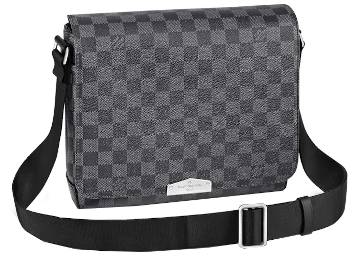 Louis Vuitton District PM Messenger Bag Damier Graphite Black - Preowned