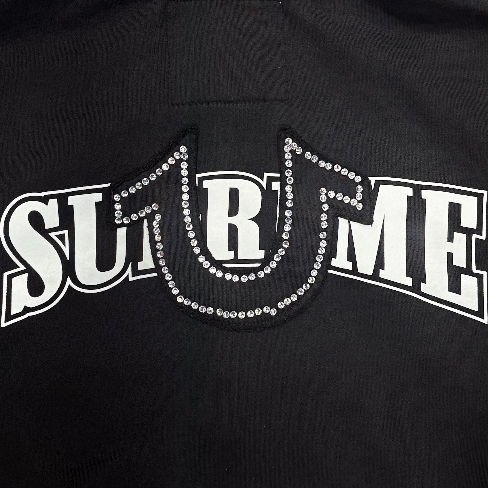 Supreme True Religion Zip-Up Sweatsuit FW22 (Black) - Preowned