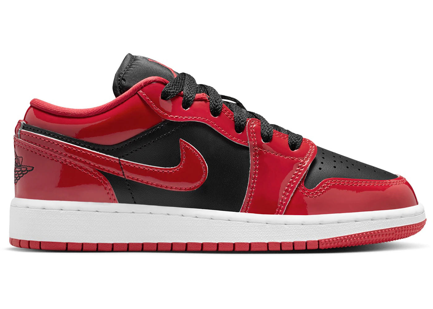 BRAND NEW STEAL - Jordan 1 Low SE Patent Bred Toe (GS)