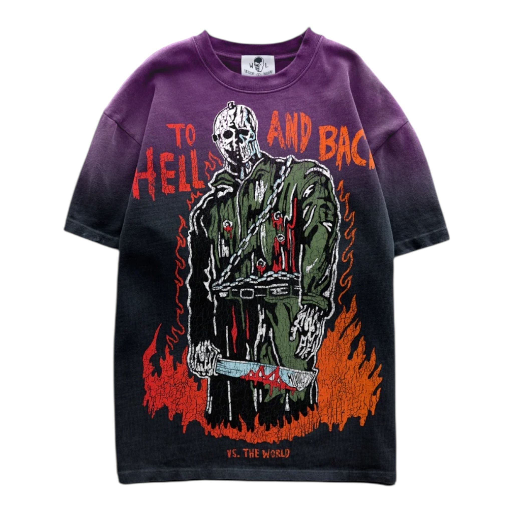 Warren Lotas Hell & Back Tee (Purple/Black)