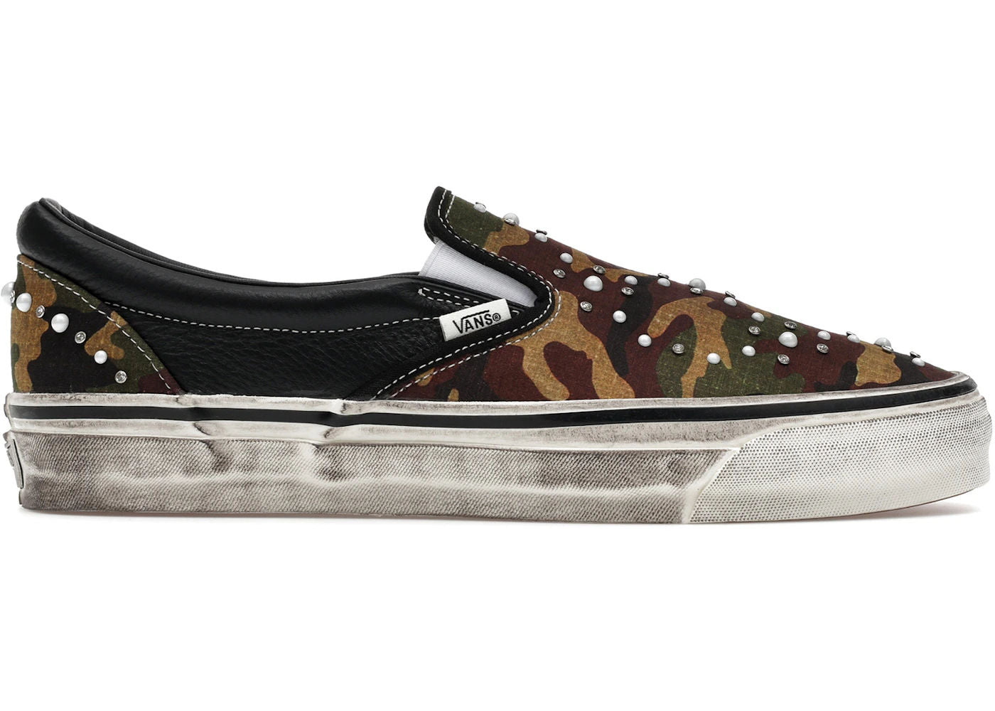 BRAND NEW STEAL - Vans LX Classic Slip-On 98 Pearlized Pack Camo Black