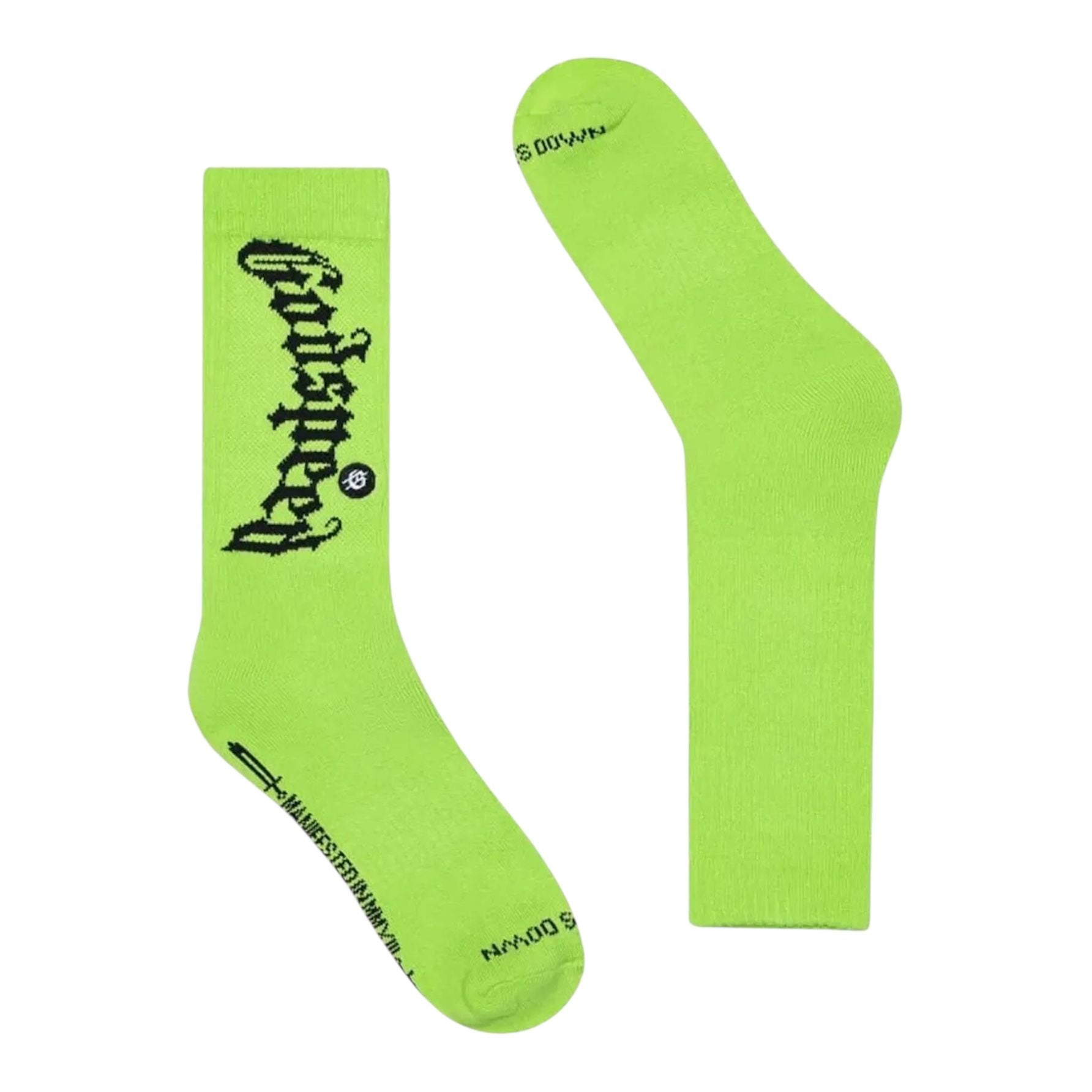 Godspeed OG Logo Socks (Lime Green)
