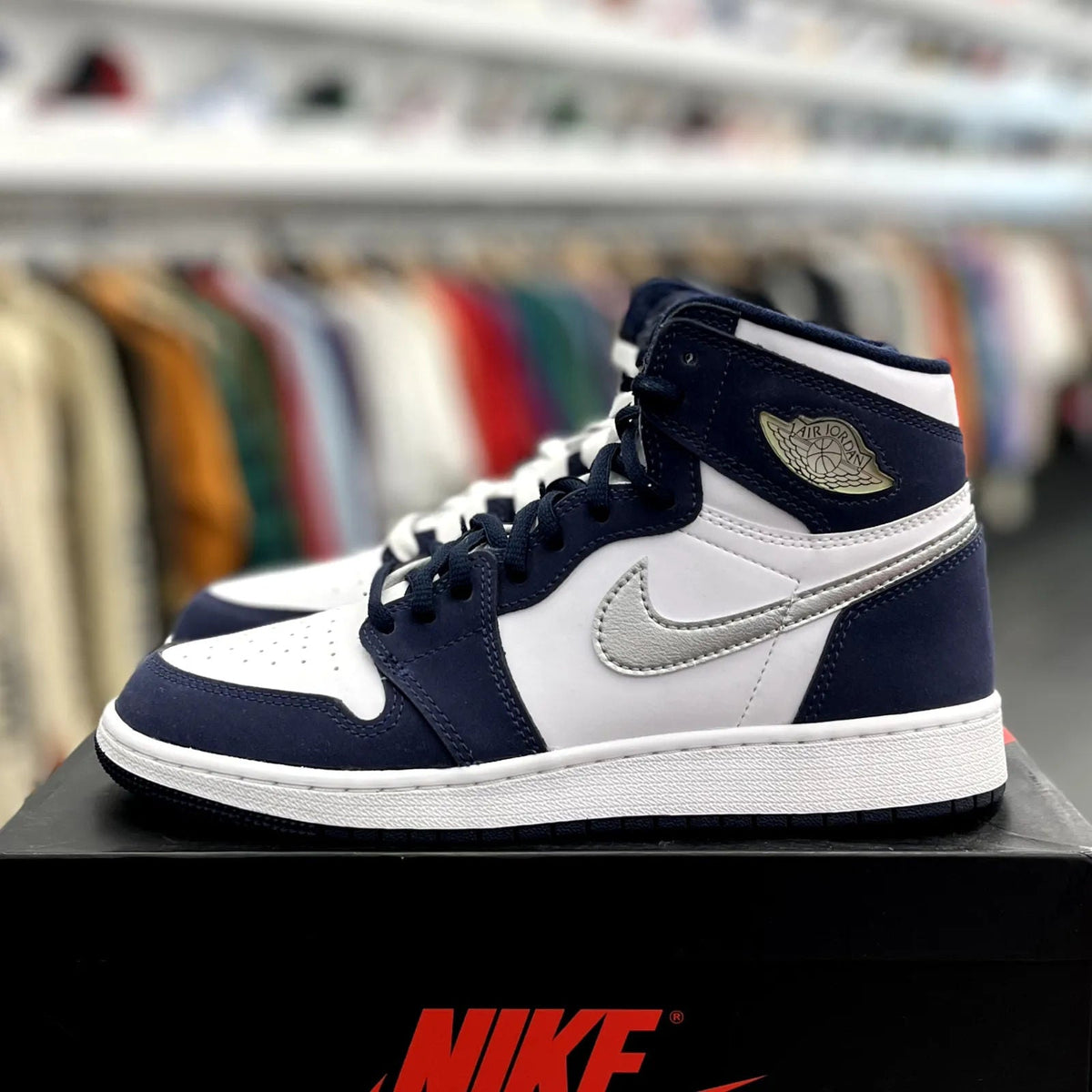 Jordan 1 Retro High CO Japan Midnight Navy (GS) - Preowned