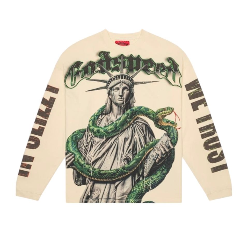 Godspeed Top 5 Slizzy L/S Tee (Bone)