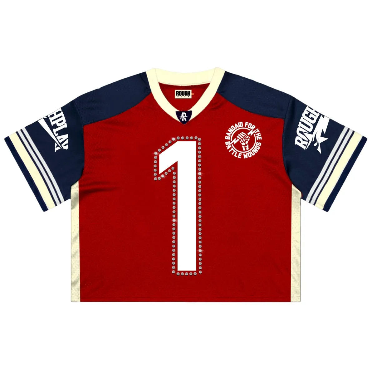 Roughplay Football Jersey (Red/Blue) - Preowned