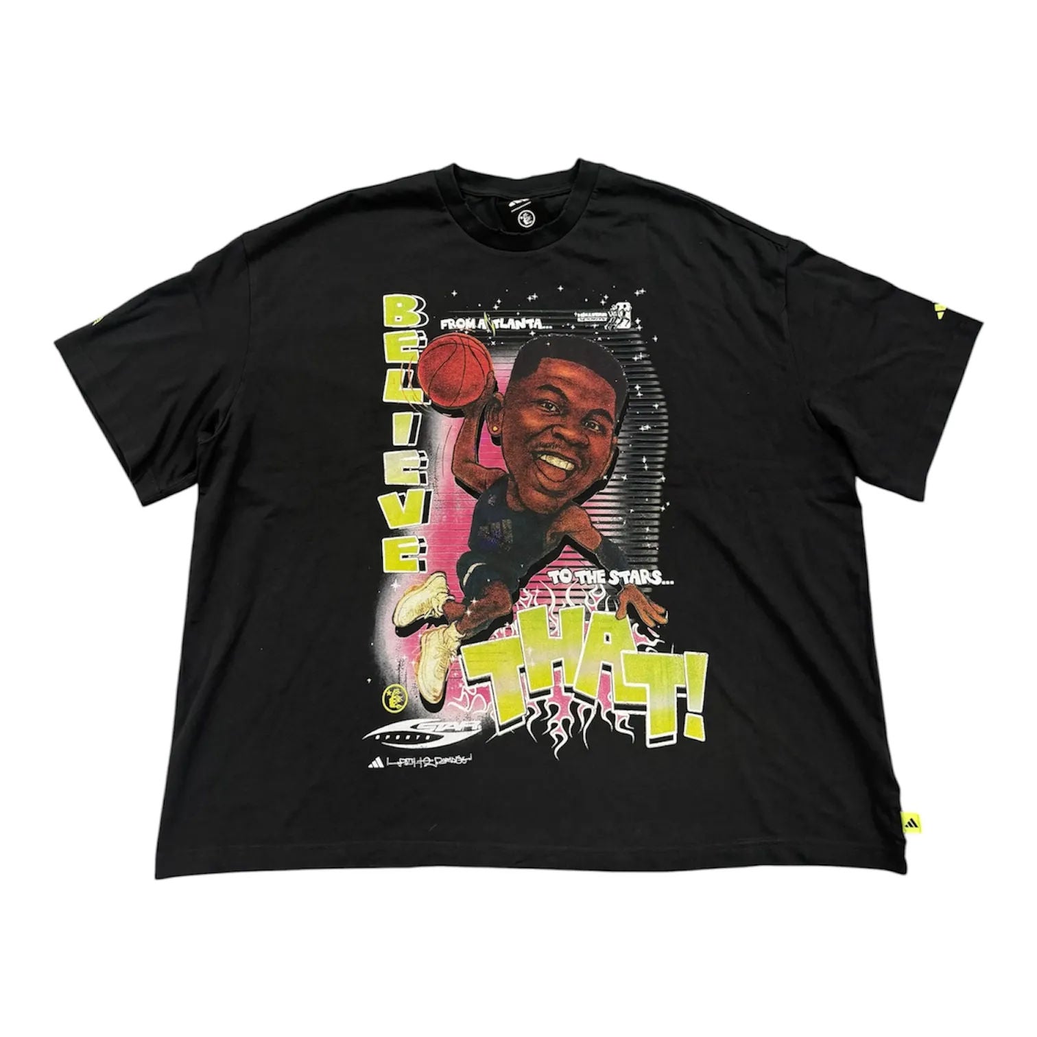 Hellstar x Adidas x Anthony Edwards Tee (Black)