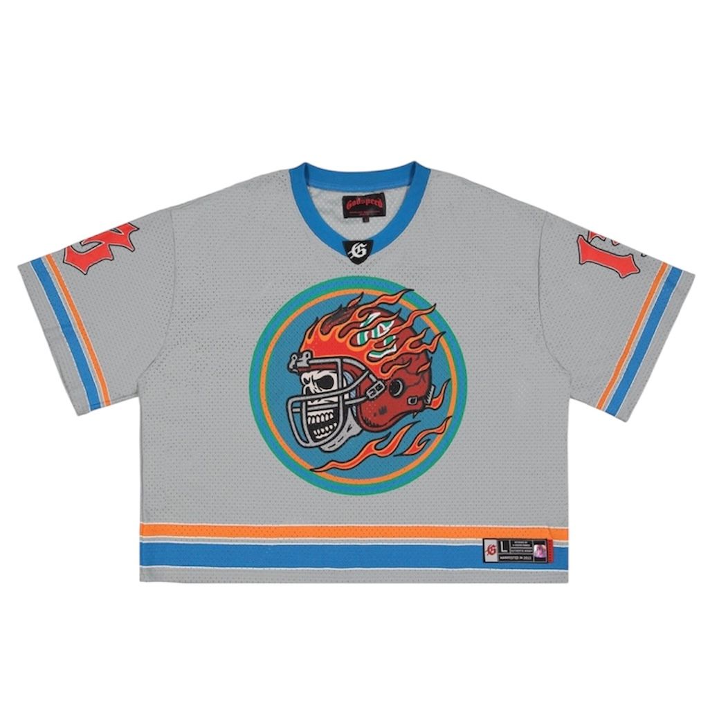 Godspeed First Down Jersey (Grey/Blue/Orange)