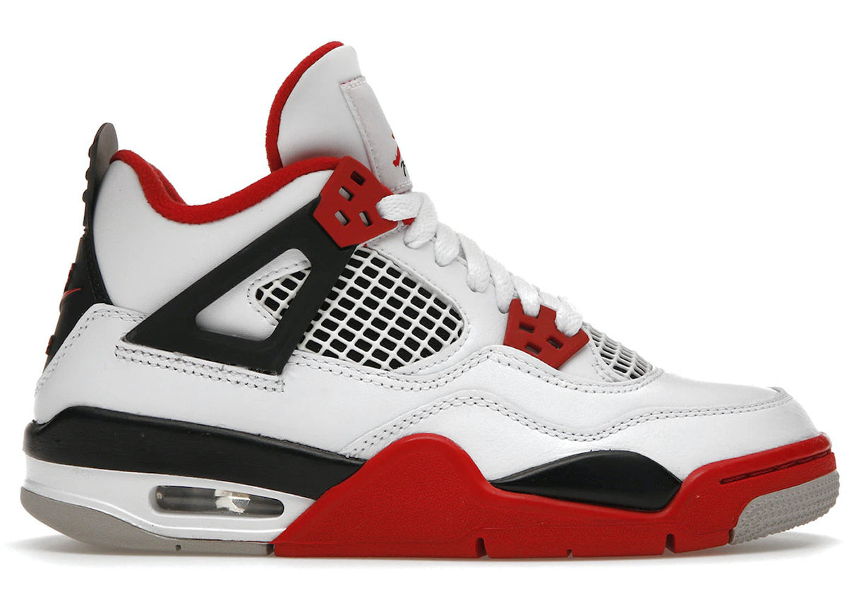 Jordan 4 Retro Fire Red (2020) (GS) - Preowned