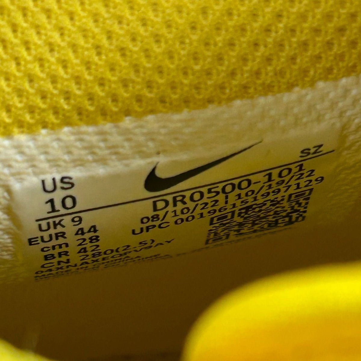 Nike Air Force 1 Mid SP Off-White Varsity Maize - Preowned
