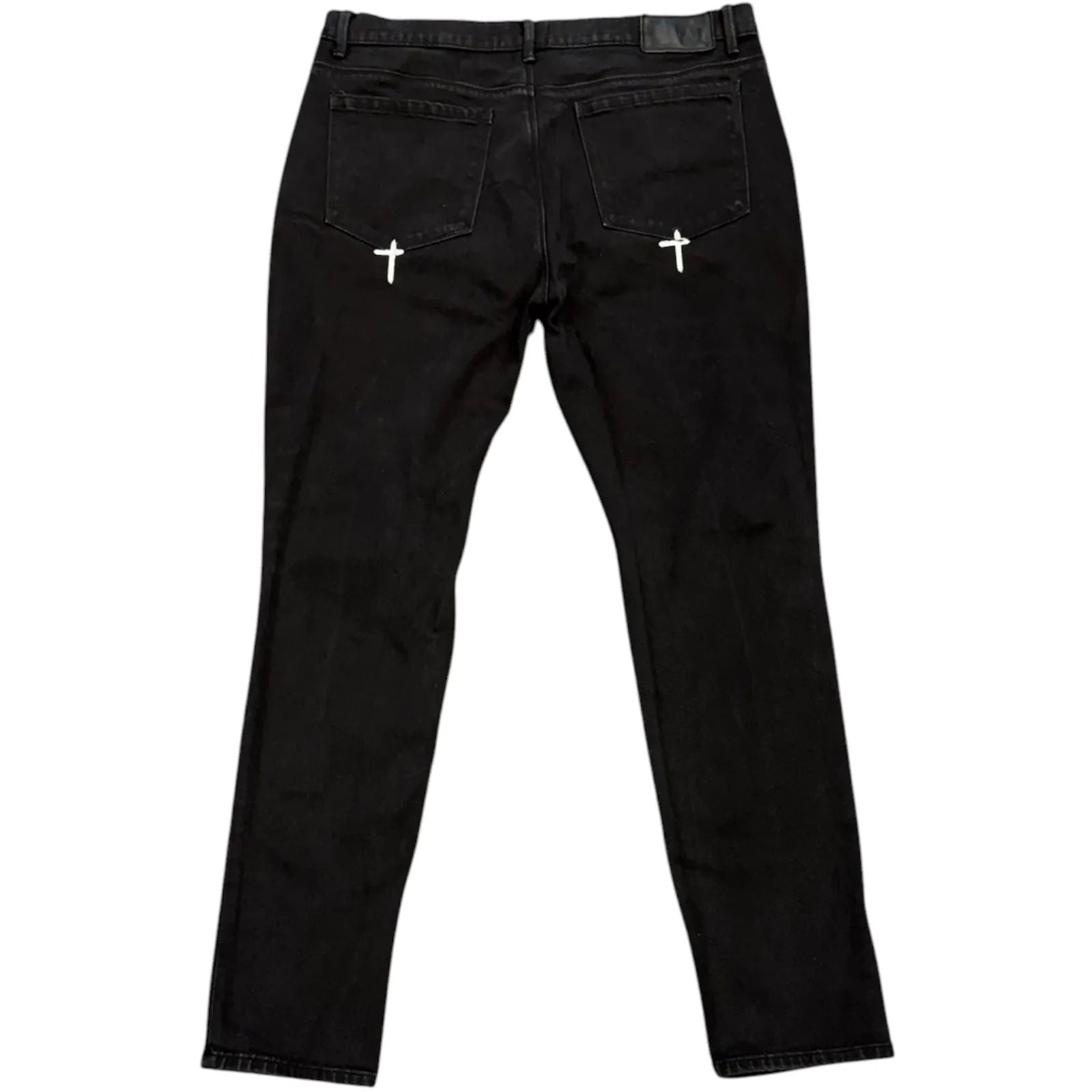 RTA RIP Jeans (Black/WhIte) - Preowned