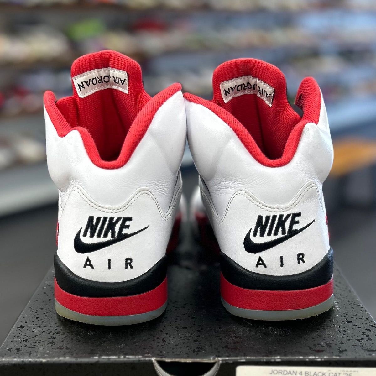 Jordan 5 Retro Fire Red Black Tongue (2025) - Preowned