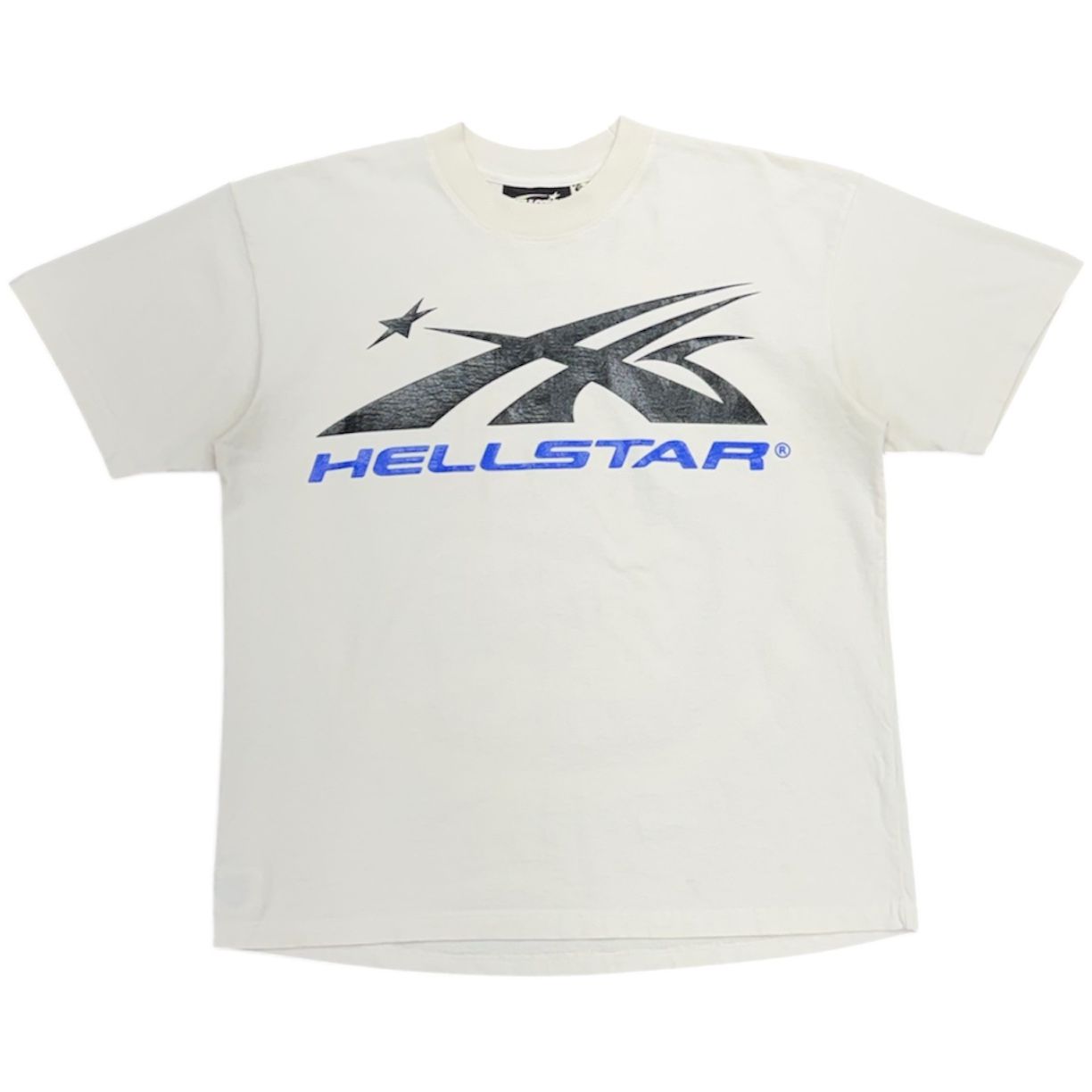 Hellstar Sports Gel Logo Tee (White/Blue) - Preowned