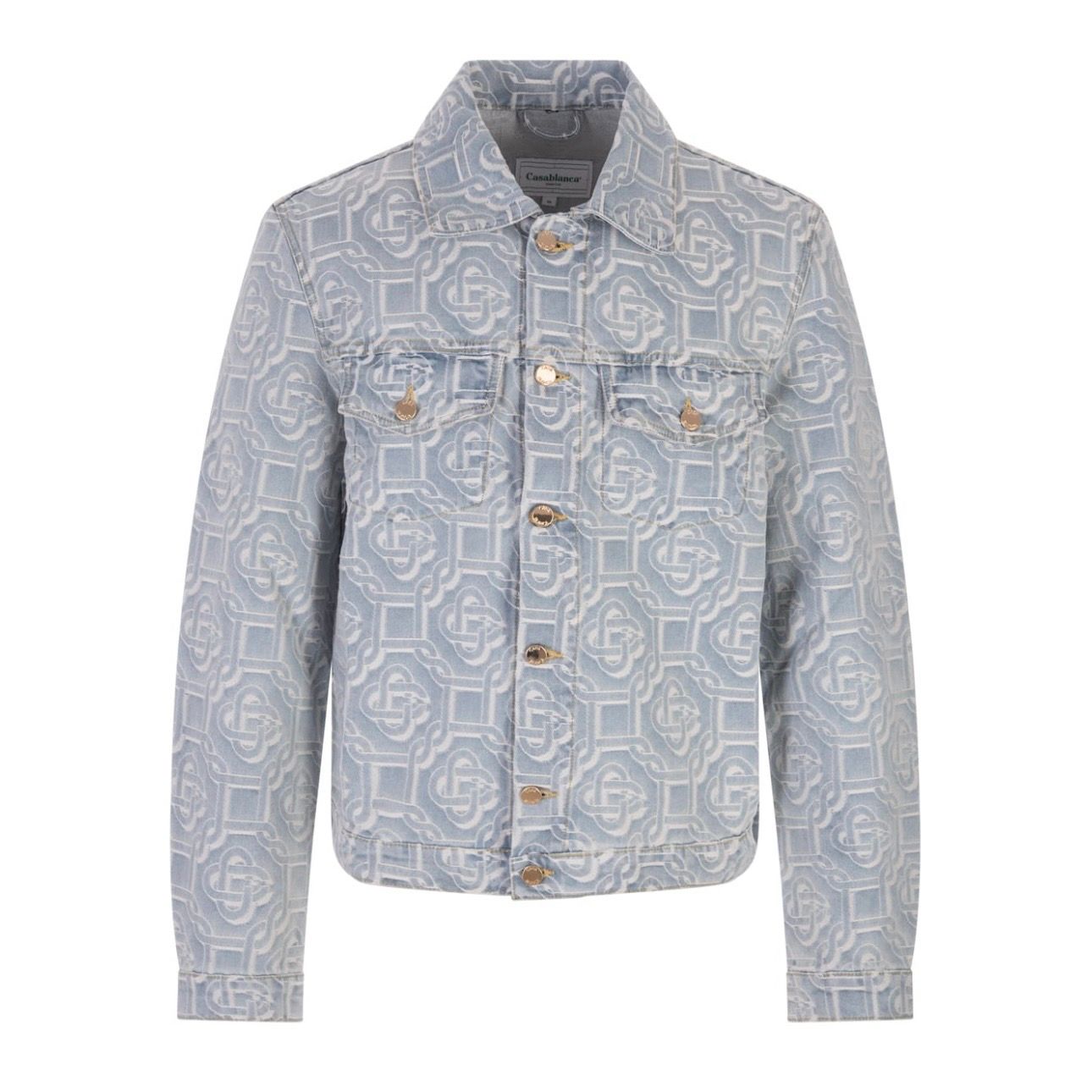 Casablanca Monochrome Jean jacket (Light Blue) - Preowned