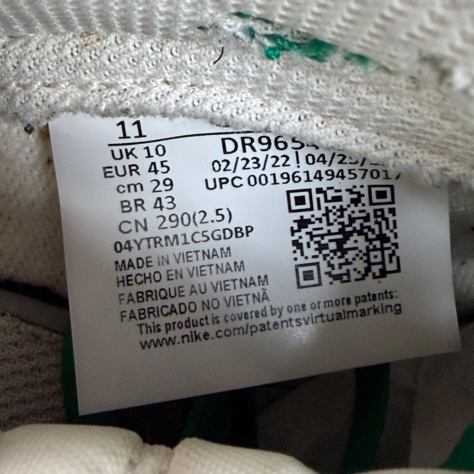 Nike Dunk Low SE Lottery Pack Malachite Green - Preowned