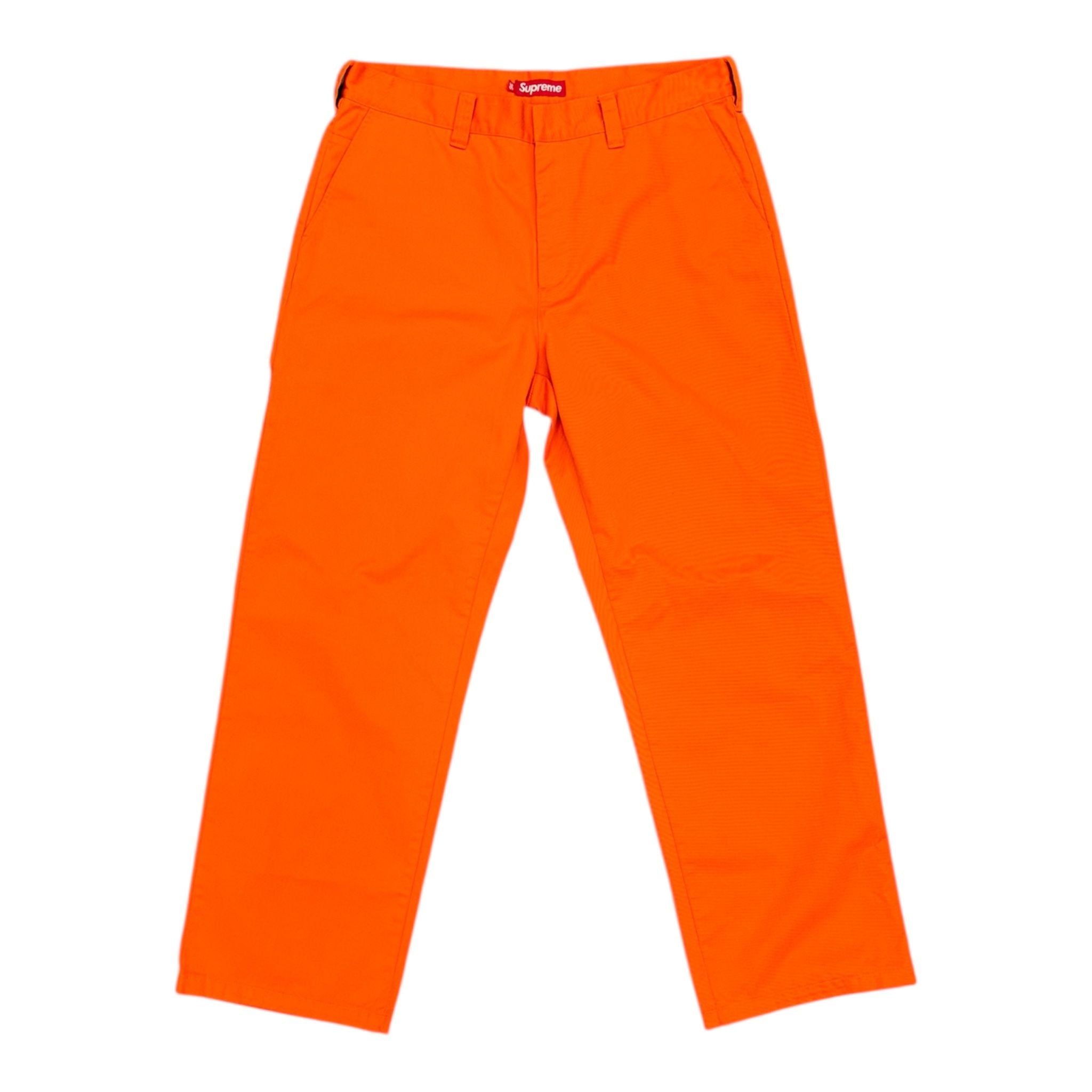 Supreme Toy Machine Work Pant Bright Orange