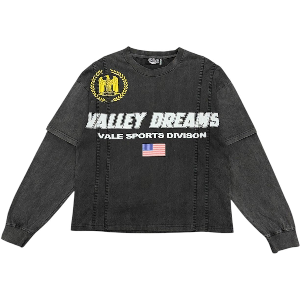 Vale Valley Dreams Sports Division L/S Tee (Black) - Preowned