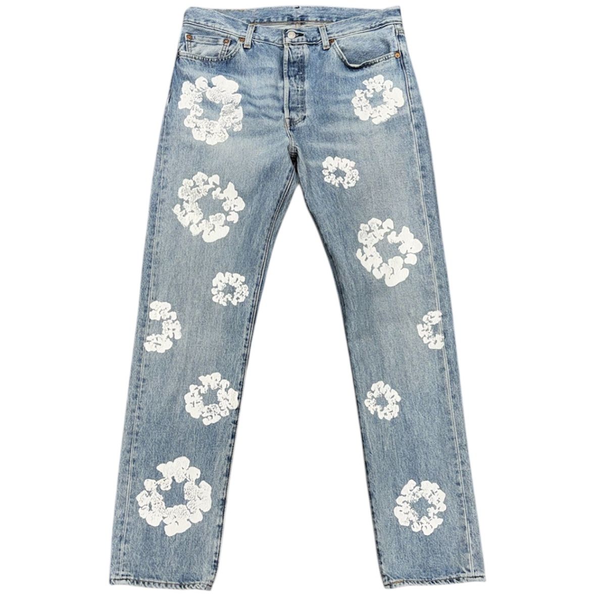 Denim Tears x Levi's Cotton Wreath Jean Light Wash - Preowned