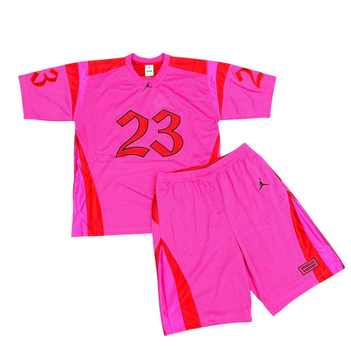 Supreme Jordan Jersey/Shorts Set (Pink)