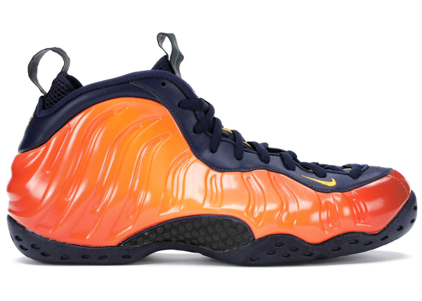 Nike Air Foamposite One Blue Void Rugged Orange - Preowned