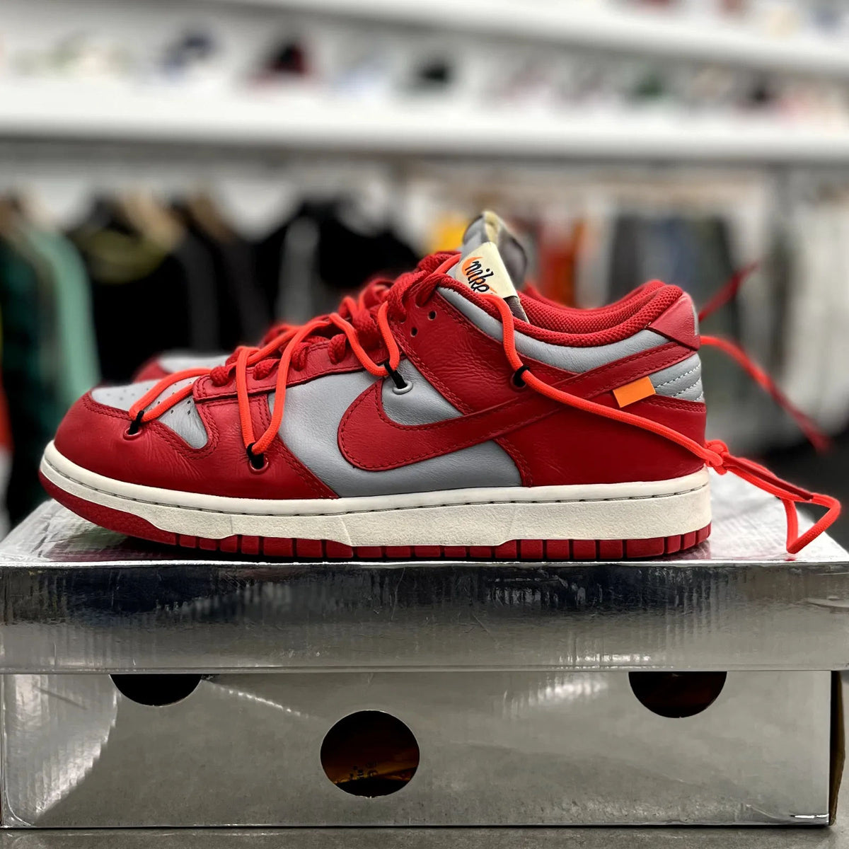 Nike Dunk Low Off-White University Red - Preowned