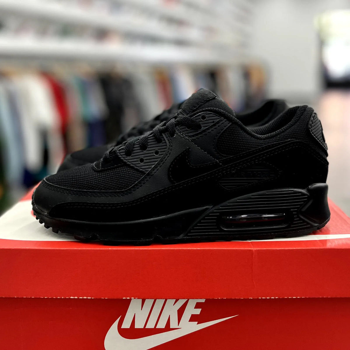 Nike Air Max 90 Recraft Triple Black - Preowned