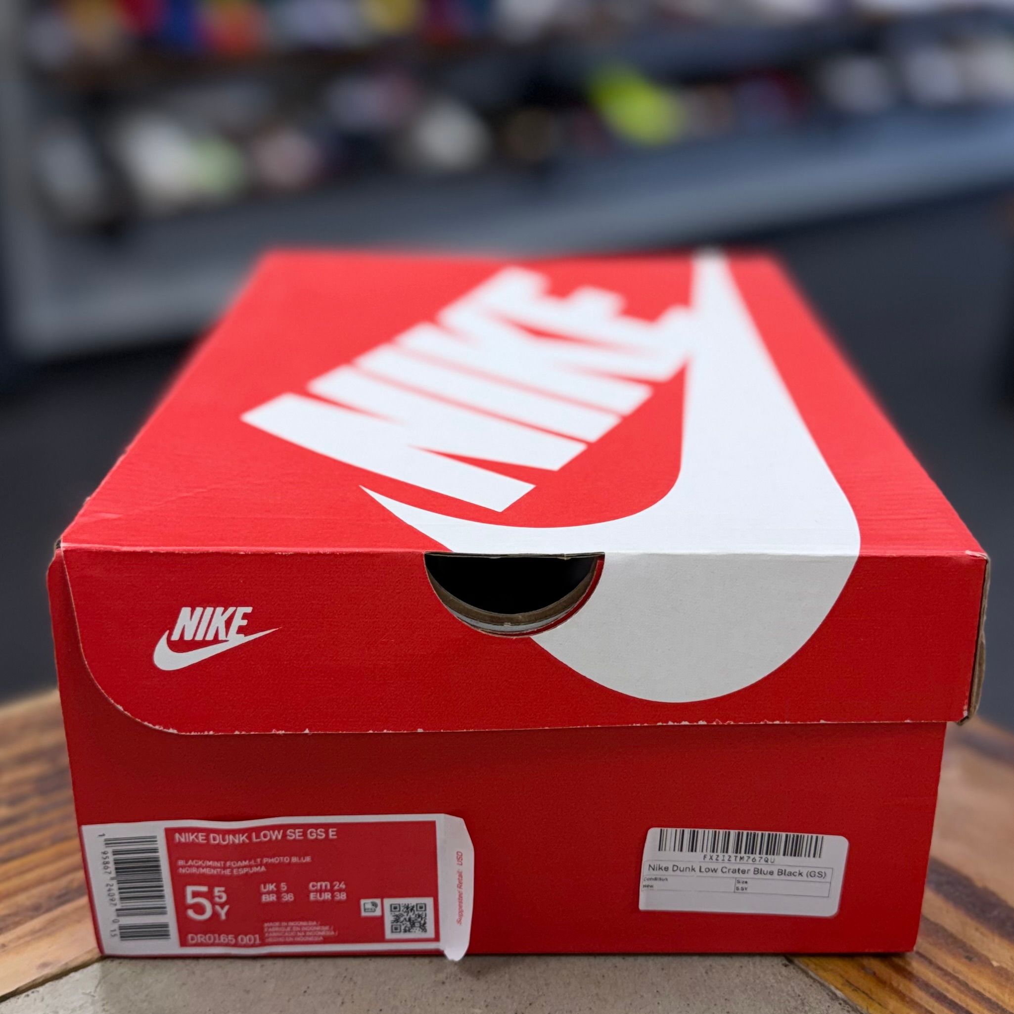 BRAND NEW STEAL - Nike Dunk Low Crater Blue Black (GS)