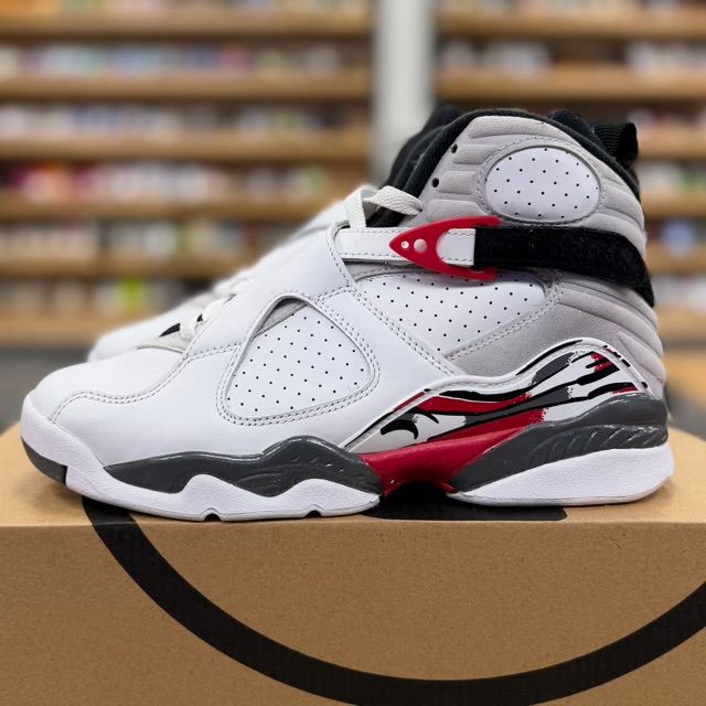 Jordan 8 Retro White True Red (2025) (GS) - Preowned