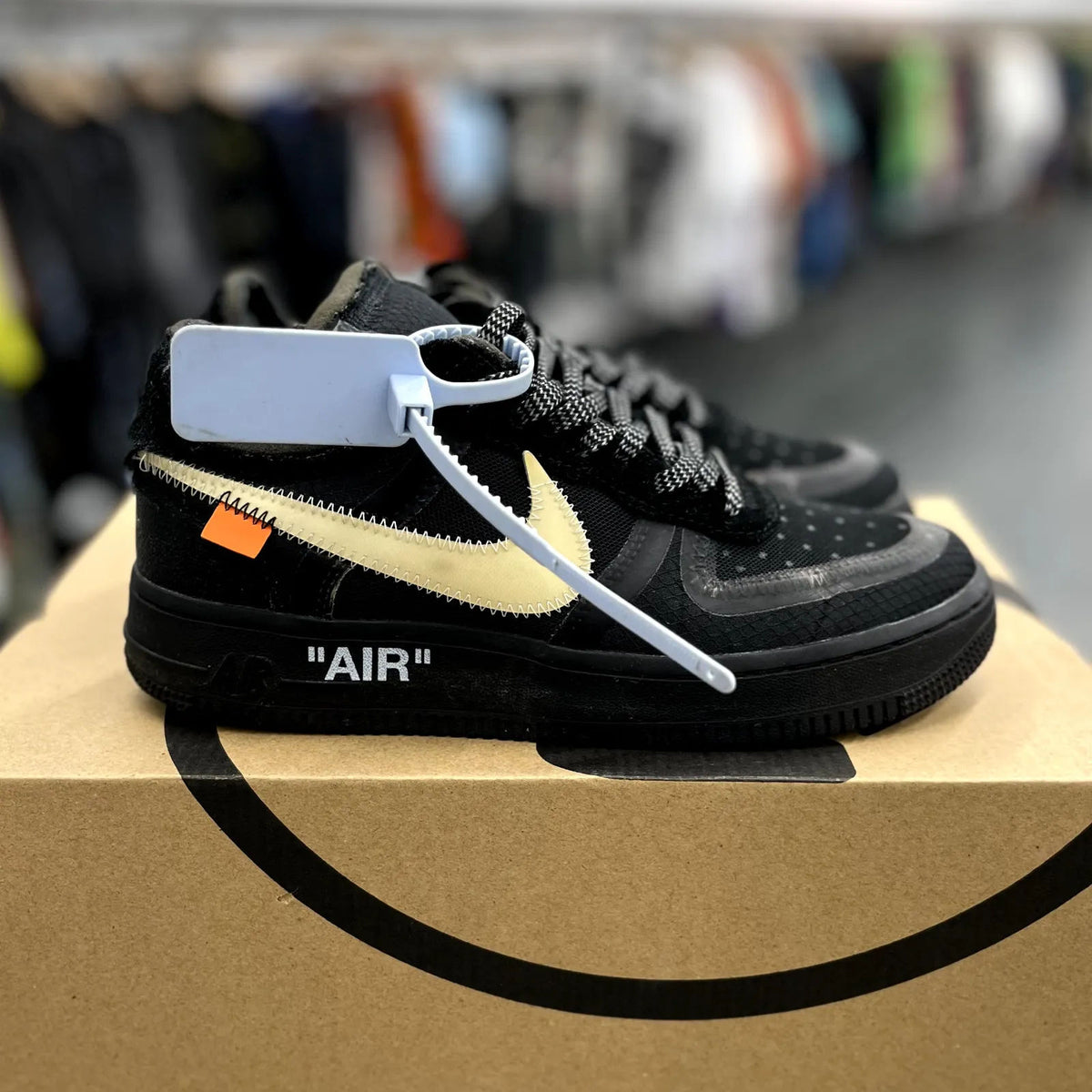 Nike Air Force 1 Low Off-White Black White - Preowned