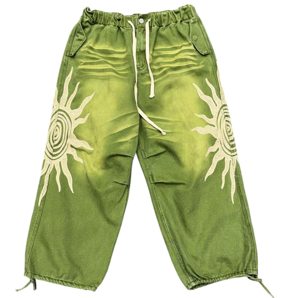 Vale Forever Forest Sun Pants (Olive) - Preowned
