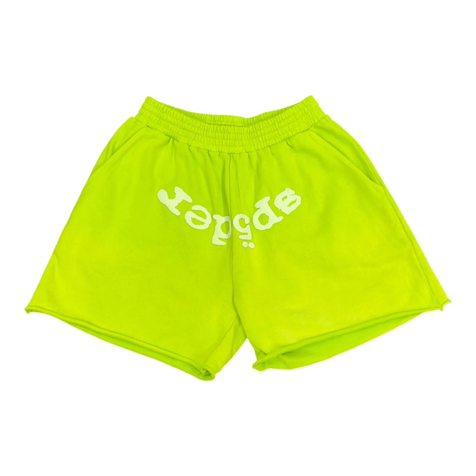Sp5der Sweatshorts (Green) - Preowned