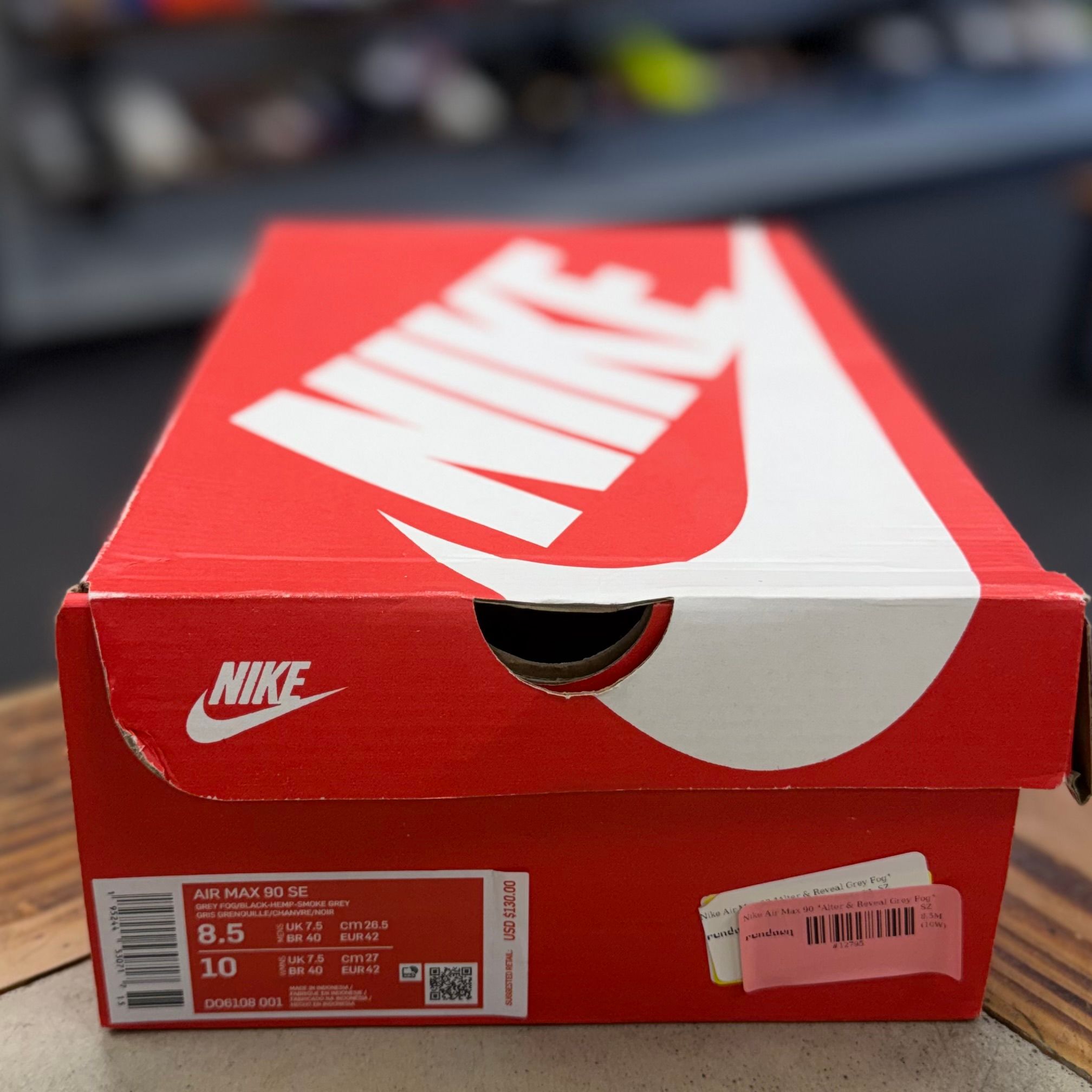 BRAND NEW STEAL - Nike Air Max 90 SEAlter & Reveal Grey Fog
